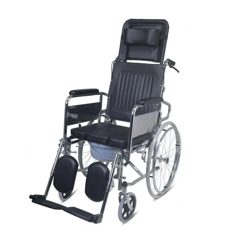 ویلچر حمامی برانکاردی لگن دار برند فوشان مدل FS609GCU