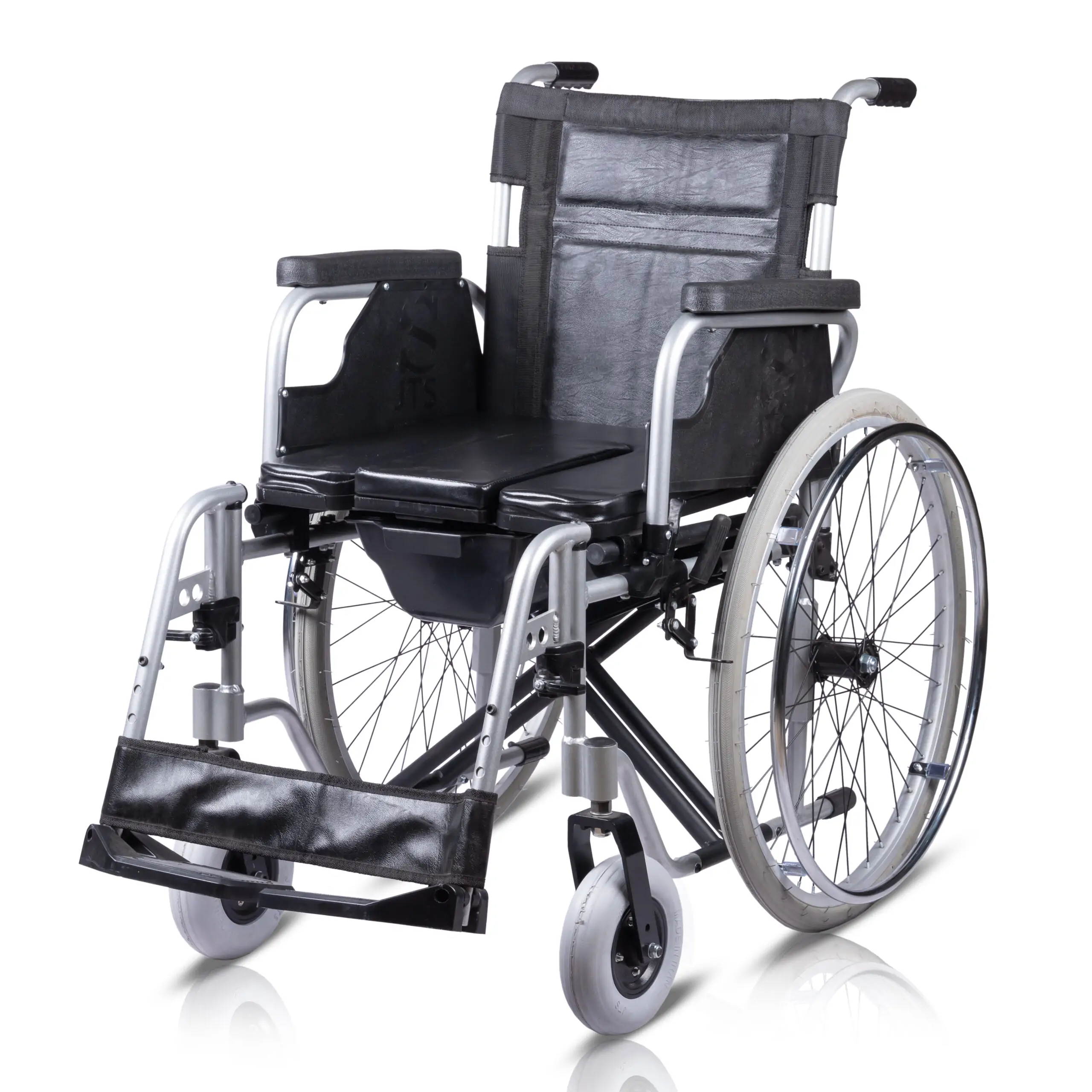 ویلچر سه کاره آلومینیوم 681L حمام و دستشویی